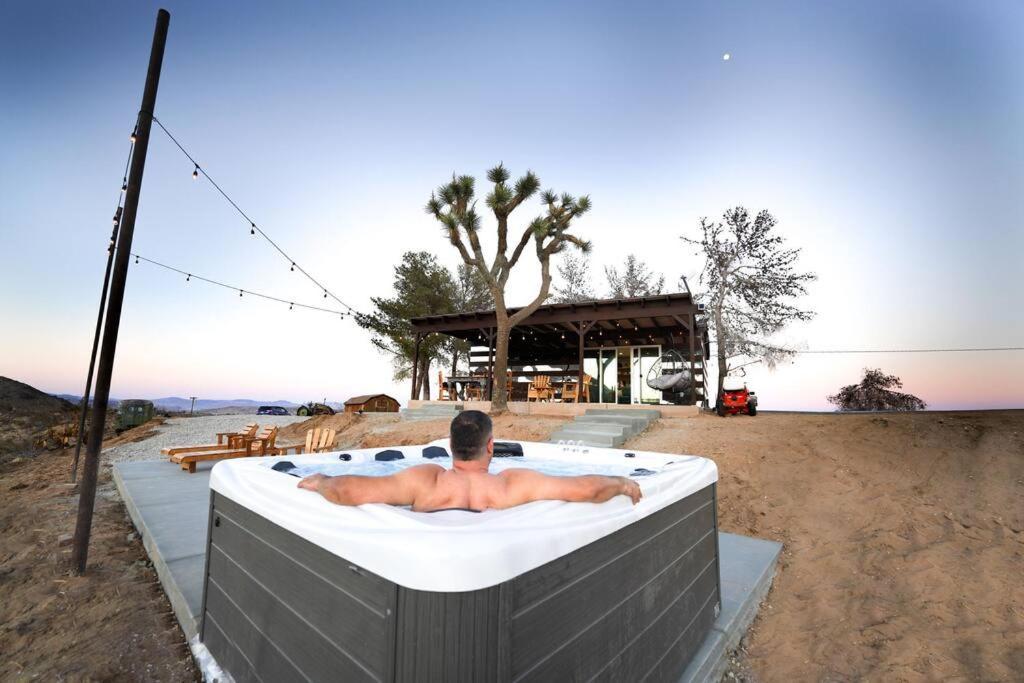 The Invisible Wind Cabin- Joshua Tree Amazing View Yucca Valley Exterior foto