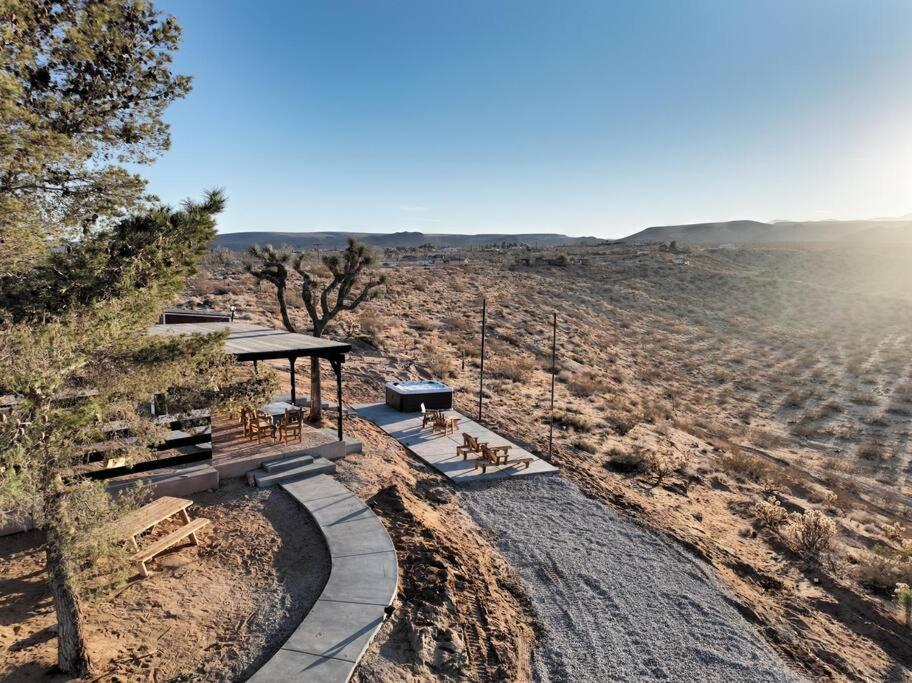 The Invisible Wind Cabin- Joshua Tree Amazing View Yucca Valley Exterior foto